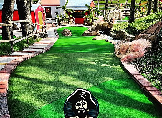 Pirate’s Cove Florida Plaza Miniature Golf Adventure Golf Family Fun Days Out Kids Fun Family Activities Kissimmee